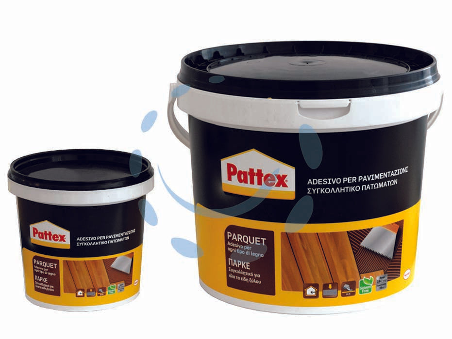 Pattex colla vinilica per parquet - gr.850 in barattolo - adesivo pastoso a base vinilica ideale per la posa di qualsiasi tipo di pavimento in legno (ad esempio parquet mosaico e list...