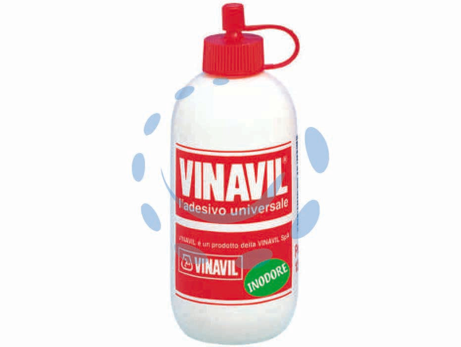 Colla vinavil universale - gr.100 in flacone - adesivo acetovinilico universale plastificato, trasparente dopo l’essiccazione, senza solventi, inodore, adatto per incollare...