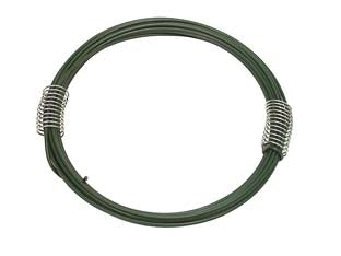 Filo ferro zincato e plastificato verde - n° 2 filo ø mm.0,7 mt.40 - In matassine