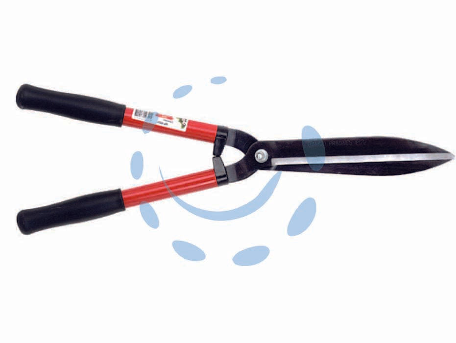 Forbice tagliasiepi con lame dritte p 59 - lame dritte cm.25, lungh. totale cm.54 (P59-25) - manici in metallo rivestiti in gomma