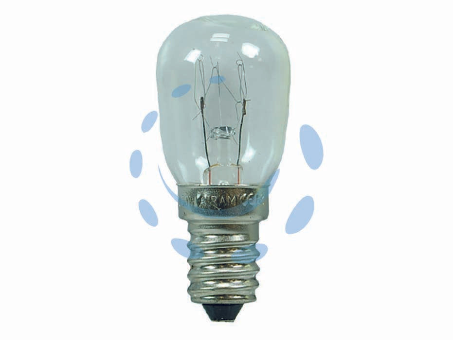 Lampada alogena  a pera e14 - 13w - 2200°K calda - 55 lm - 25x56h - 220-240V peretta alogena, durata media 1000 ore