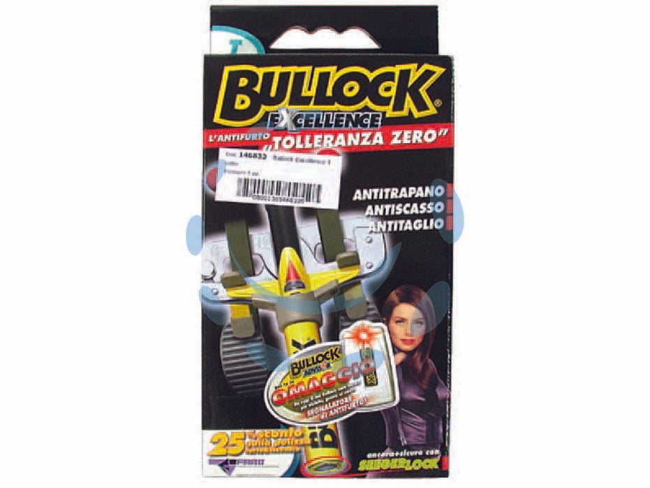 Bullock excellence antifurto per auto - modello E - mod. E: CHEVROLET Tacuma, FIAT Panda < sett.'03, Panda Van, FORD Ranger, ISUZU Trooper, Crew Crab, KIA Carnival, Rio, Sorento...