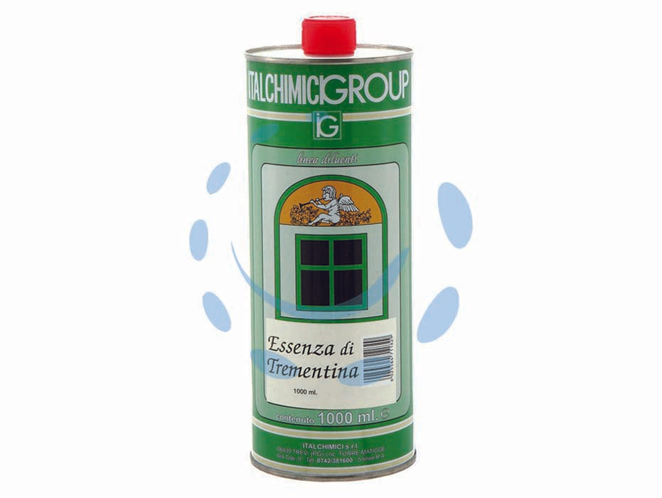 Essenza di trementina - lt.1 - ideale per diluire colori ad olio per belle arti, vernici ad olio e sintetiche lungo olio e cere per lucidatura dei mobili, p...