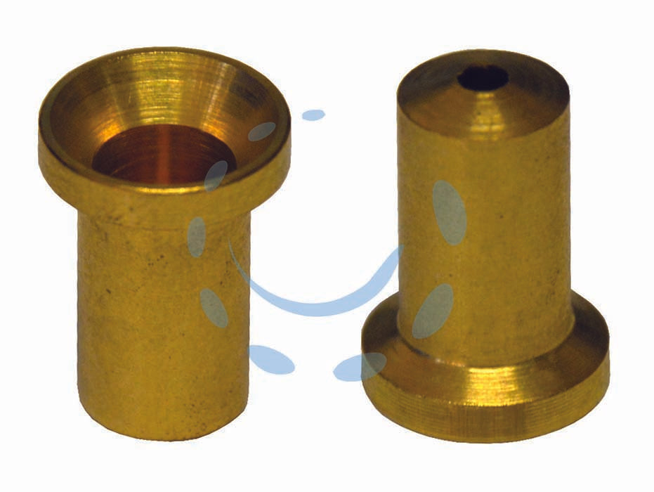 Pozzetti in ottone per aste - ø mm.6 - Nessuna Descrizione per questo prodotto