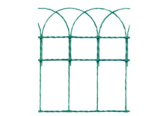 Rete zincata plastificata verde ad archetto rotolo mt.25 - cm.40h. - rete intrecciata zincata e plastificata colore verde adatta per recinzioni residenziali ed aiuole