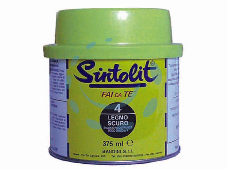 Sintolit fai da te stucco per legno in barattolo ml.375 - ml.375 legno chiaro - salda e ricostruisce parti mancanti del legno, ripara parquet, avvolgibili, oggetti casalinghi, si lavora come il legno del q...