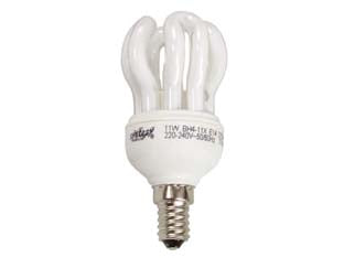 Lampada elettronica compatta e14 - 11w - E14 -  2700°K calda - 230v