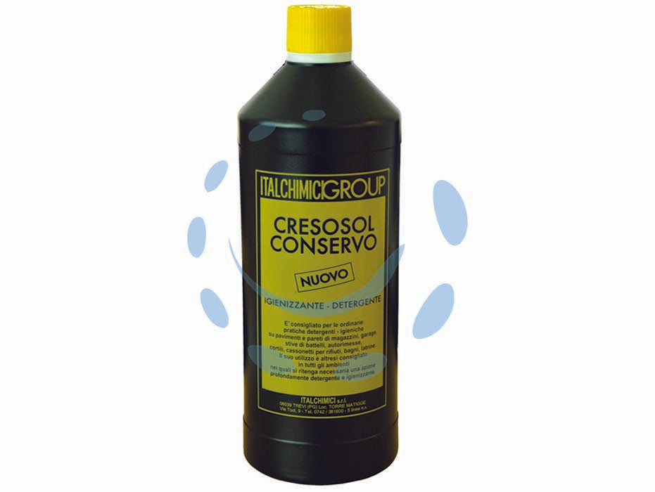 Creolina cresosol igienizzante - lt.1 - soluzione saponosa a base di cresolo e fenoli, ottimo igienizzante per stalle, pollai, latrine, conigliere, scuderie, carri, ...