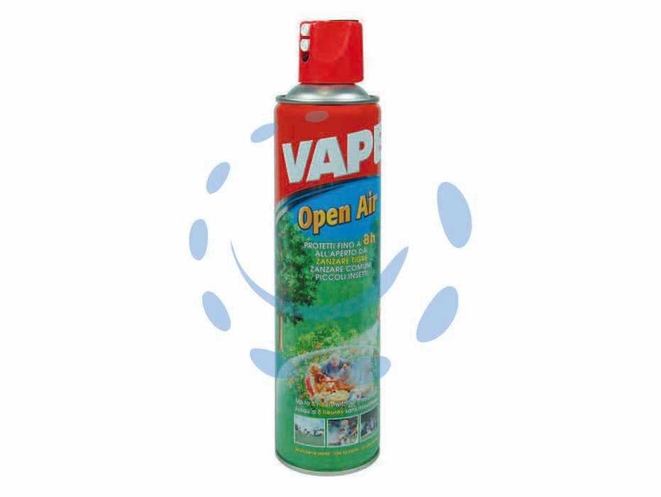 Insetticida open air spray zanzare - ml.500 in bomboletta spray - è un prodotto insettorepellente crea uno spazio intorno a voi privo di zanzare eliminando quelle presenti e impedendo l'avvic...