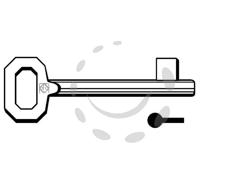 Chiavi patent passepartout  bonaiti, etna, mave, mp, oasa, perino 5010 - 5010 - in ottone