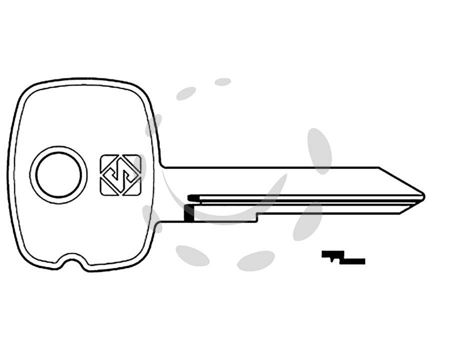 Chiavi ymos per auto gm opel ym21 - YM21 - in acciaio nichelato