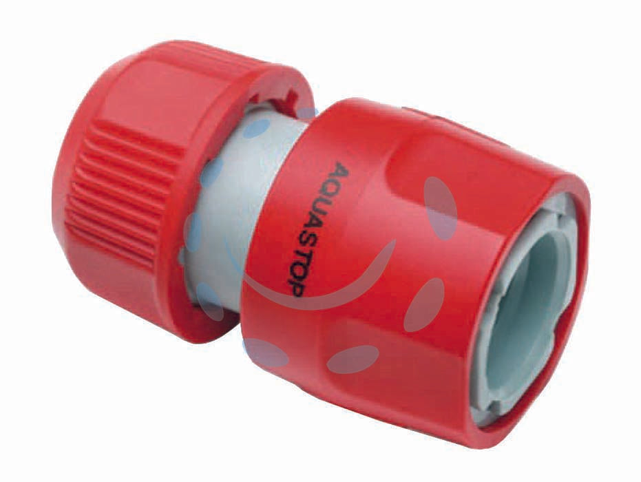 Raccordo portagomma rapido con acquastop per tubo da 1/2' o 5/8' - in blister (2282) - con stringitubo