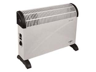 Termoconvettore turbo con termostato e ventilatore 2000w - cm.58x20x43h. - 2000w di potenza con quattro livelli di temperatura, aria fresca, calda da 750/1250/2000w, tensione 230v-50 Hz con termosta...