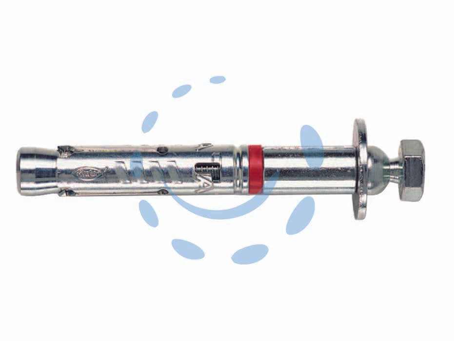 Tassello in acciaio con vite t.e. di sicurezza tam-vs - ø mm.8 MA x mm.80  tassello ø12x80 - con tassello prolungato è adatto al fissaggio specifico per l’istallazione di inferriate antintrusione, o comunque di qualsia...