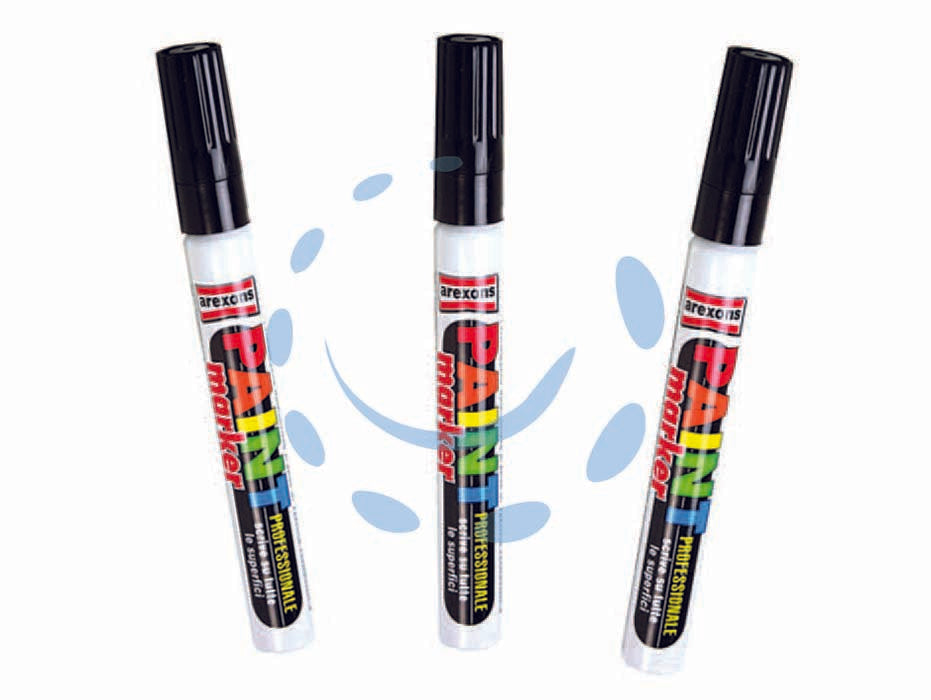 Pennarello permanente a vernice paint marker - ml.10 - blu (2884) - applicazione: qualsiasi tipo di materiale, adatto per tutte le superfici in legno, metallo, plastica, cartone ecc.., ottima c...