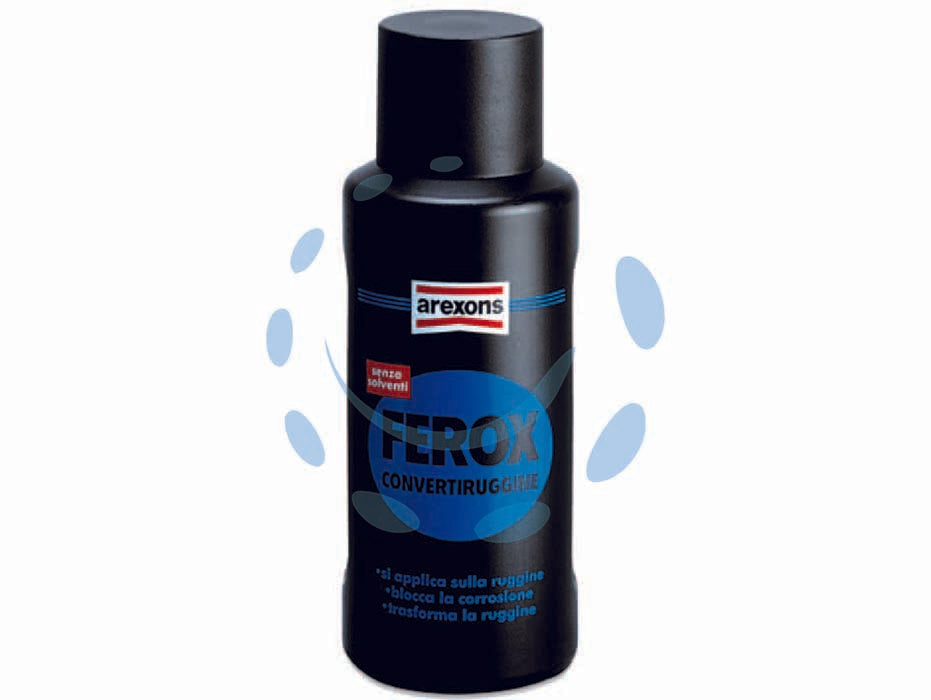 Convertiruggine ferox - ml.750 - in flacone pronto all’uso a base di resine sintetiche disperse in acqua, distrugge e previene la ruggine trasformandola in un...