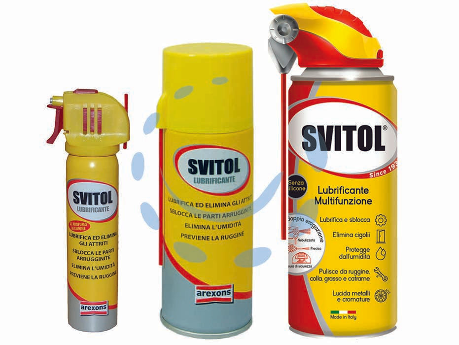 Svitol sbloccante spray - ml.100 bombola spray (4104) - applicazione: l'esclusiva multifunzionalità lo rende l'alleato sicuro e indispensabile nelle mille occasioni d'uso quotidiane...