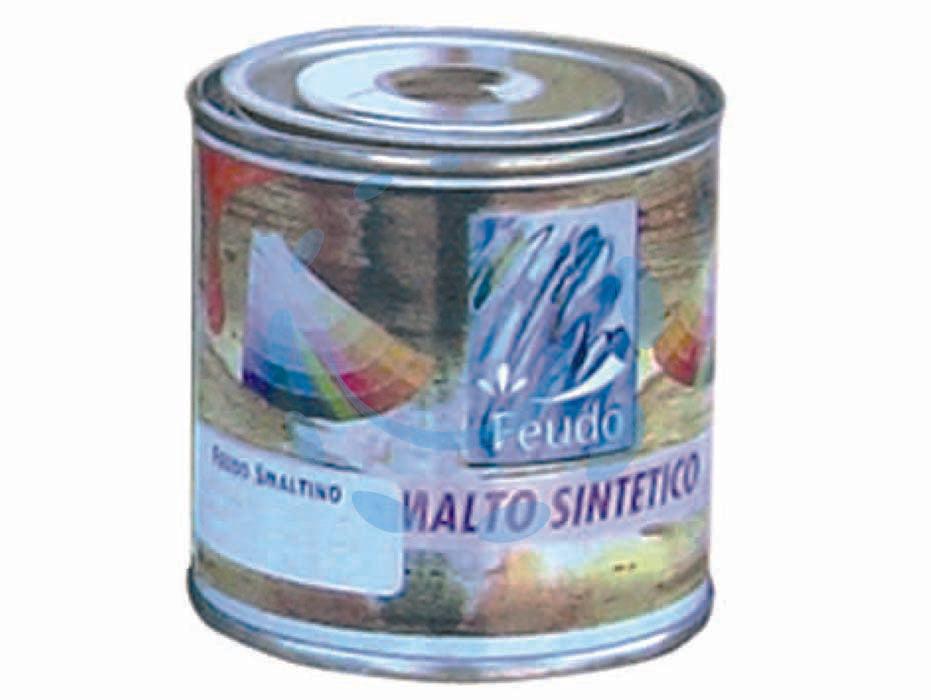 Smalto allacqua lucido (wasser lack brill) - ml.750 bianco lucido - prodotto a base di resine acriliche con spiccate caratteristiche di adesione ai più svariati supporti quali grondaie, legno, ...