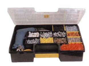 Cassetta portaminuteria organizer sort master - cm.43,1x33,3x8,8h. (1-94-745) - in polipropilene, con coperchio trasparente con scanalature ad incastro dei divisori centrali, nessun rischio di mischiare il...