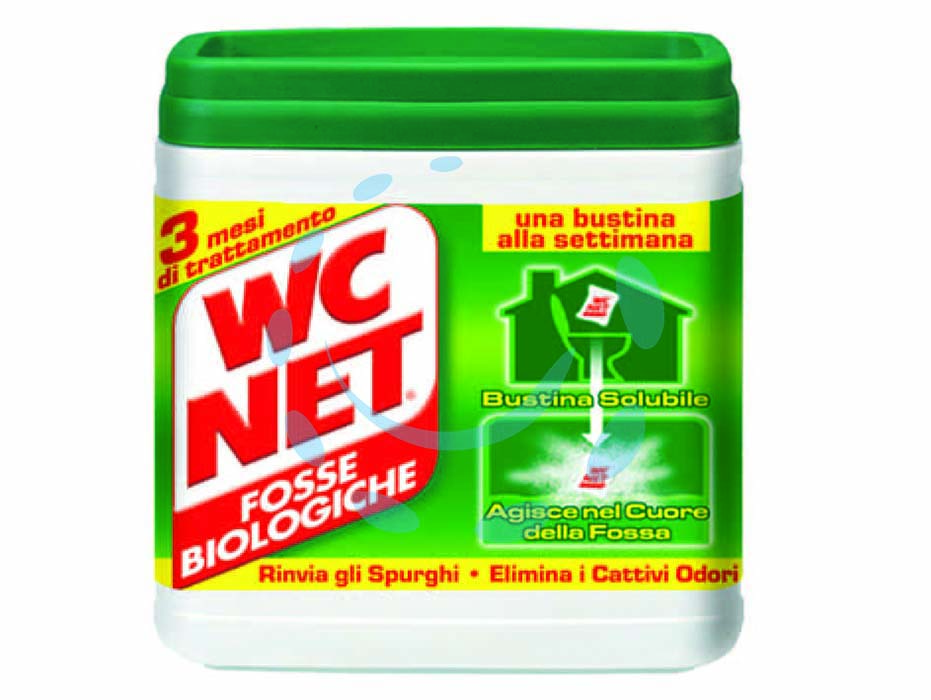 Wc net fosse biologiche in bustine - 12 bustine solubili - per fosse biologiche