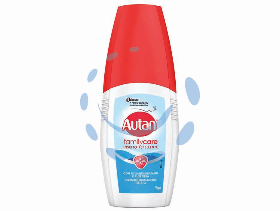 Autan repellente family care vapo - ml.100 - insetto-repellente che difende da punture di zanzare notturne, diurne e altri insetti molesti, forma sulla pelle una barriera...