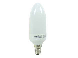 Lampada elettronica a oliva e14 - 7w - E14 -  2700°K calda - 230v lampada fluorescente compatta a forma di oliva