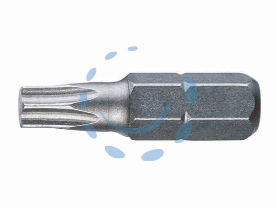 Inserti testa torx per avvitatori art.861tx/c - T15 mm.25 - impronta TORX con attacco esagonale 1/4'