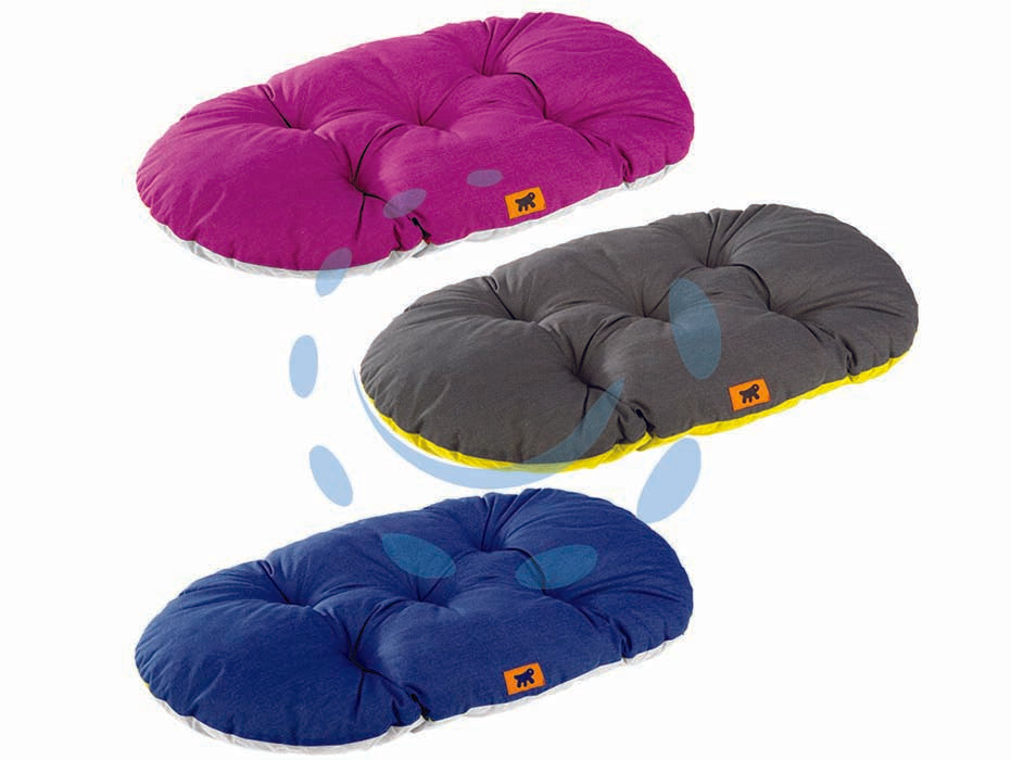 Cuscino imbottito relax per animali - cm.65x42 per SIESTA DELUXE 6 - in cotone, colori fantasia