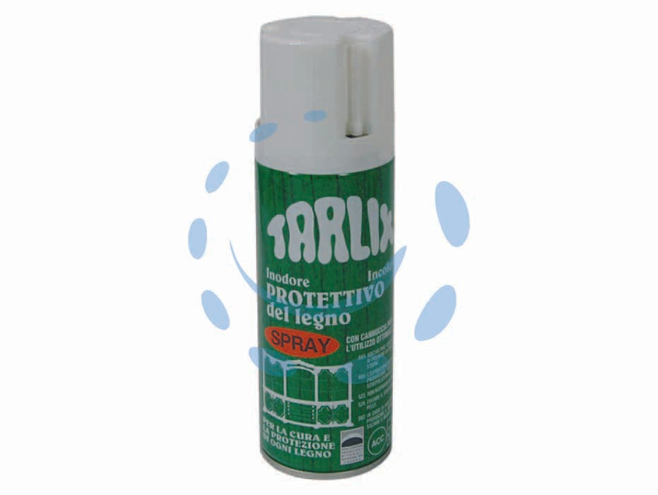 Antitarlo tarlix protettivo legno spray - ml.200 - in bomboletta spray, protettivo del legno inodore. incolore con azione antitarlo e contro i vari insetti che si annidano nel ...