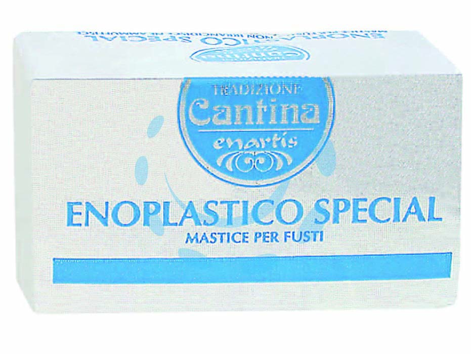 Mastice per botti enoplastico special - gr.500 - mastice in pani per fusti in pasta semisolida di colore bianco crema, composto a base di sostanze grasse di elevata purezza e...