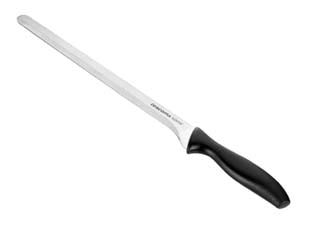 Coltello prosciutto - cm.24 - lama in acciaio inox punta tonda, manico plastica