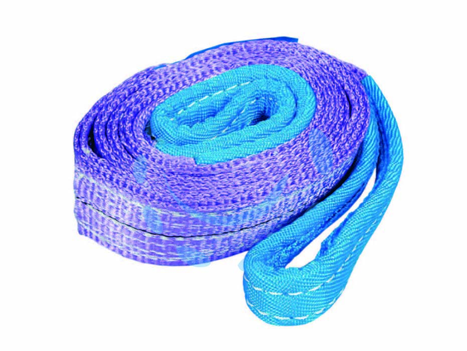 Cinghie di sollevamento con fascia a doppio strato mm.50 - mt.2 x mm.50h. - portata Kg.1000 colore viola - asole rinforzate EN/1492