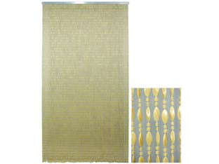 Tenda anti mosche corallo beige - 96 fili cm.120x230h. - con supporto in alluminio