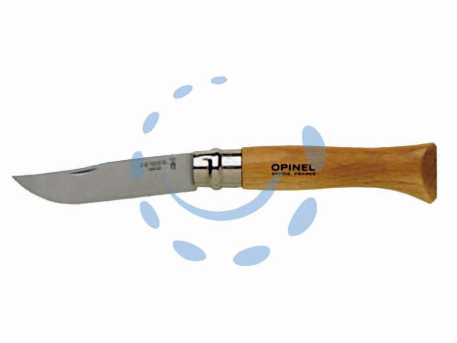 Coltelli opinel inox tradizione con virobloc - n°06 lama da cm.7 - lama in acciaio inossidabile SANDVIK, grado di acciaio 12C27 modificato, messo a punto per OPINEL, è noto per il suo ottimo t...