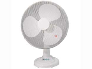 Ventilatore da tavolo cm.40 - tensione 230v / 50Hz, potenza assorbita 45w, motore a 3 velocità, ventola orientabile in alto/basso con oscillazione automati...