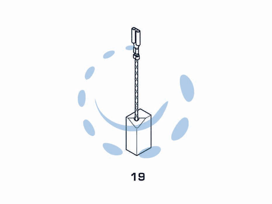 Spazzole a carboncino per elettroutensili modello 19 - B&D 1899 mm.6x8x15h. - Nessuna Descrizione per questo prodotto