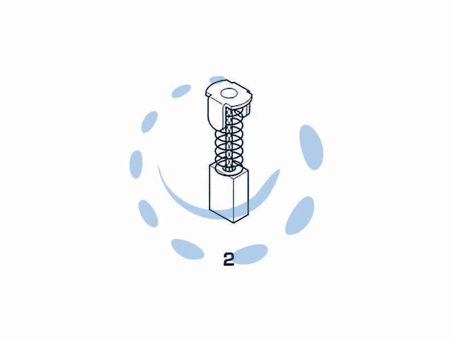 Spazzole a carboncino per elettroutensili modello 2 - MAKITA 1737 mm.6x10x16/15h. - Nessuna Descrizione per questo prodotto
