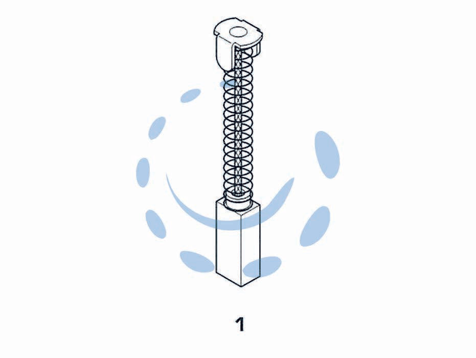 Spazzole a carboncino per elettroutensili modello 1 - RUPES 1710 mm.6x6x16/10h. - Nessuna Descrizione per questo prodotto