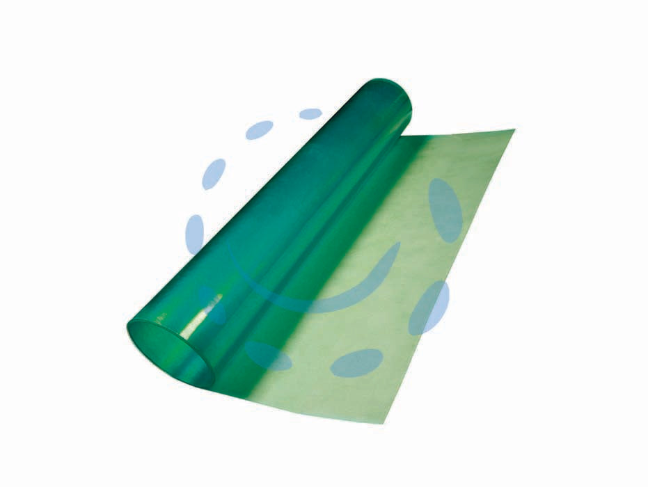 Laminato plastico liscio verde - cm.100h. x mt.20 peso Kg.1 mq. colore verde - prodotto in poliestere rinforzato con fibra di vetro di prima qualità , spessore mm.1