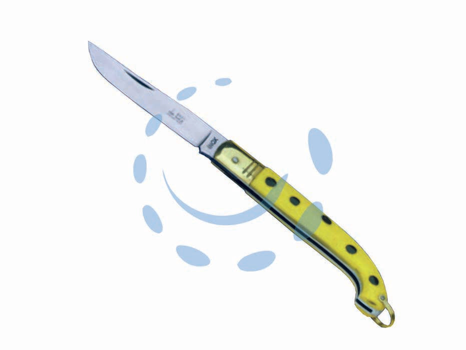 Coltello zuavo pieghevole - cm.15 art.301 - lama in acciaio inox professionale, manico plastica