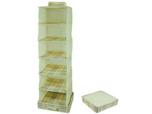 Ordinatore storage 6 posti in tnt - cm.30x30x120h. - ripiani in TNT