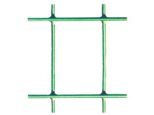 Rete elettrosaldata zincata plastificata verde rotolo mt.10 maglia 76x63 spess.filo ø mm.2,2 - cm.60h. - adatta per recinzioni residenziali, industriali, agricole, sportive, bricolage