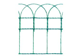 Rete zincata plastificata verde ad archetto rotolo mt.10 - cm.40h. - rete intrecciata zincata e plastificata colore verde adatta per recinzioni residenziali ed aiuole