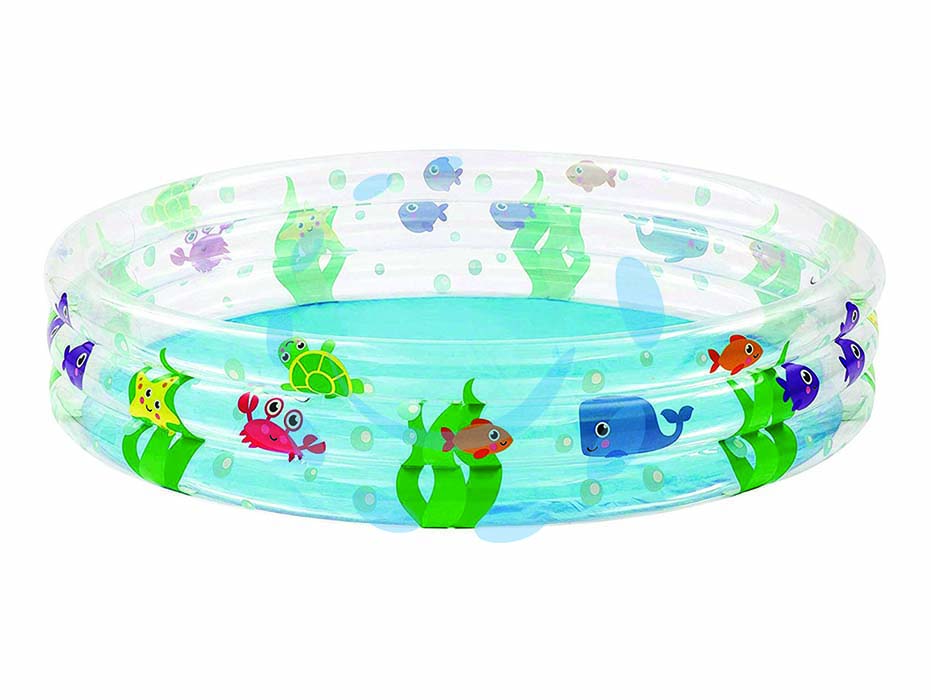 Piscina gonfiabile deep dive 3 anelli  +2 anni - ø cm.183x33h. - kg.1,800 - lt.48 (art.51005) - realizzata in vinile spessore mm.0,19, tre anelli