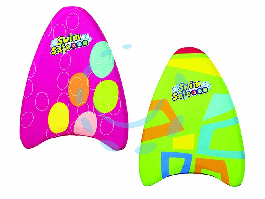 Tavoletta rigida swim safe  3-6 anni - cm.42x32X3,5 - peso gr.130 (art.32155) - in schiuma ad alta densità di facile presa, adatto per bambini di età da 3 a 6 anni