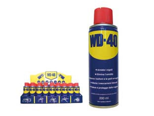 Wd-40 lubrificante spray multiuso 5 funzioni ml.200 - ml.200 spray - IDROREPELLENTE: permette il formarsi di una barriera perfetta contro l'umidità, elimina rapidamente i cortocircuiti da umidit...