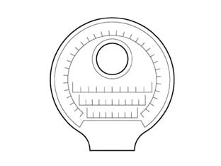 Chiavi conio testa a - UL051 - ottone nichelato, per lucchetti e cilindri (SU ORDINAZIONE)