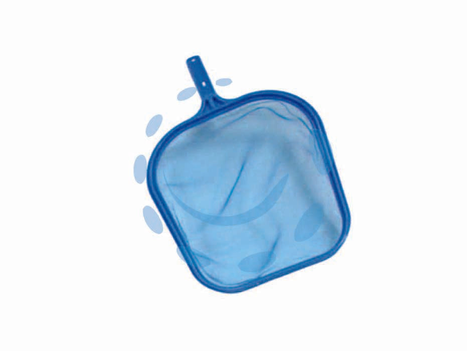 Retino piatto da superficie in plastica senza manico per piscine - cm.29x30 - struttura e retino in plastica