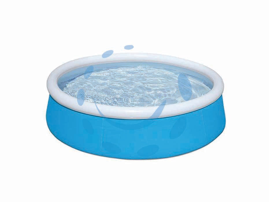 Piscina gonfiabile first frame pool tonda  +2 anni - ø cm.152x38h. - kg.1,7 - lt.477 (art.57241) - la struttura portante è composta da strutture in acciaio zincato e verniciato resistenti alla corrosione, facile da smontare ...