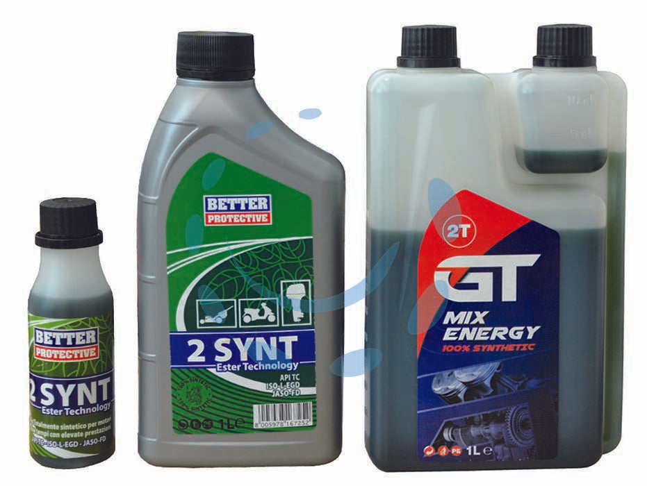 Olio sintetico better protective 2 tempi per miscela motori - ml.100 - prodotto 100% sintetico di alta qualità formulato per essere utilizzato in motori a 2 tempi raffreddati ad aria e a liquido r...